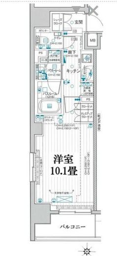 パレステージ大島 11階 間取り図