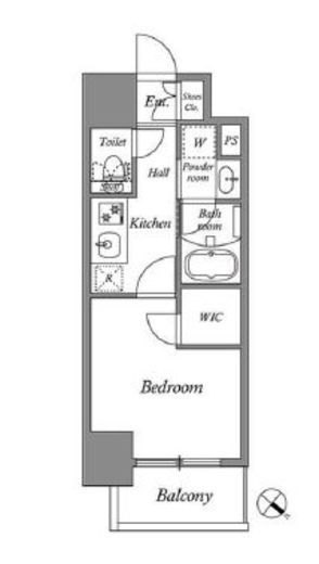 コスモグラシア板橋区役所前 303 間取り図
