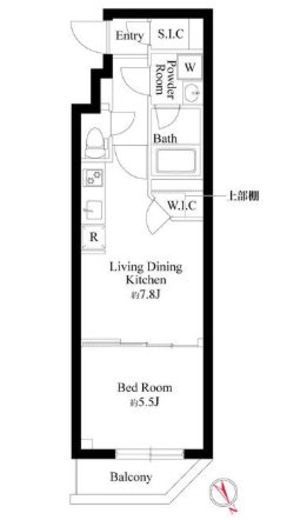 GRAN PASEO門前仲町 (グランパセオ門前仲町) 308 間取り図