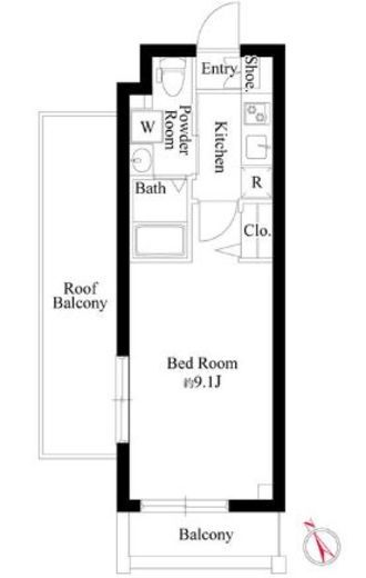 GRAN PASEO門前仲町 (グランパセオ門前仲町) 505 間取り図