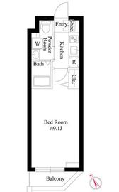 GRAN PASEO門前仲町 (グランパセオ門前仲町) 301 間取り図