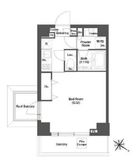 ディームス目黒行人坂 601 間取り図