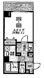 ルミエール門前仲町 506 間取り図