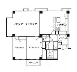 ジャルダン元麻布 3階 間取り図