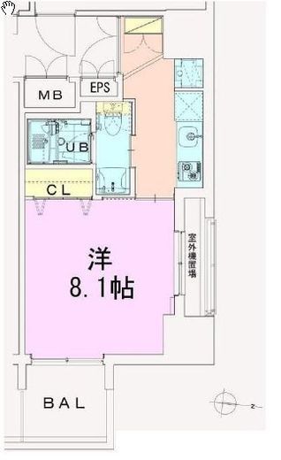 清澄白河レジデンス壱番館 504 間取り図