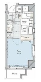 コンシェリア後楽園 2階 間取り図