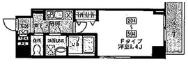 ルミエール門前仲町 204 間取り図