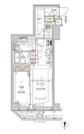 アルコバレーノ錦糸町 6階 間取り図