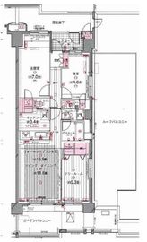 ルネプライディア 9階 間取り図