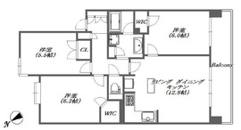 ライオンズ西葛西プライムマークス 5階 間取り図