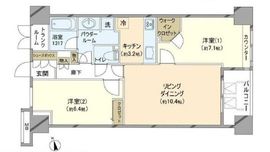 東新宿レジデンシャルタワー 10階 間取り図