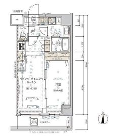 アルコバレーノ錦糸町 8階 間取り図