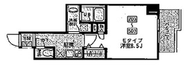 ルミエール門前仲町 403 間取り図