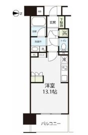 レクセル日暮里 3階 間取り図