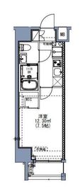 S-RESIDENCE尾久azure (エスレジデンス尾久azure) 503 間取り図