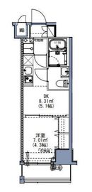 S-RESIDENCE尾久azure (エスレジデンス尾久azure) 802 間取り図
