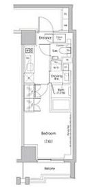 ザ・パークハビオ文京江戸川橋 801 間取り図