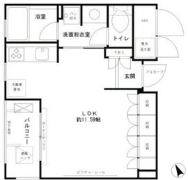 エル・セレーノ西早稲田 220 間取り図