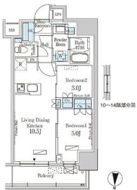 パークアクシス錦糸公園 804 間取り図