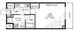 グランドコンシェルジュ麻布 4階 間取り図