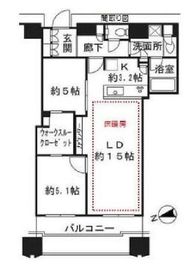 富久クロスコンフォートタワー(Tomihisa Cross)  47階 間取り図