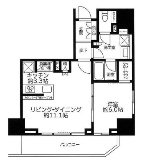 ザ・パークハウス麹町レジデンス 12階 間取り図