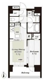 グローベルザ・目白プレミアム 5階 間取り図