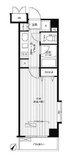 ステラメゾン荻窪 906 間取り図