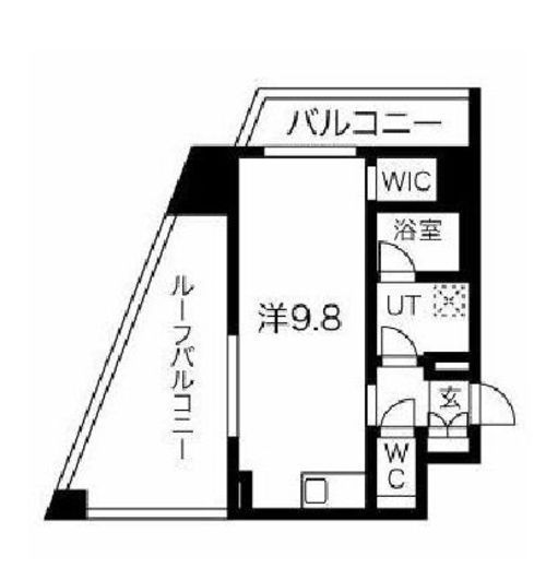 スパシエ蒲田グランドタワー 13階 間取り図