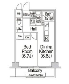 コンフォリア赤羽岩淵 212 間取り図
