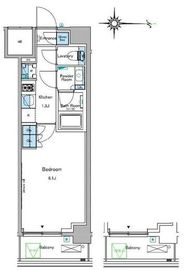 ルフォンプログレ糀谷 410 間取り図