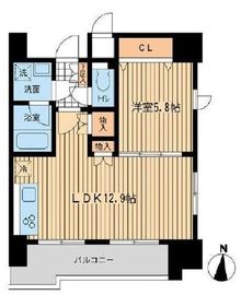 KDXレジデンス大山 1205 間取り図