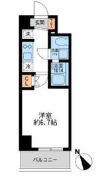 アーデン門前仲町 304 間取り図