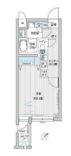 グランジュテ巣鴨 303 間取り図