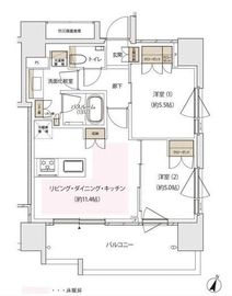 アトラス笹塚駅前 5階 間取り図