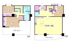 マークスタワー 27階 間取り図