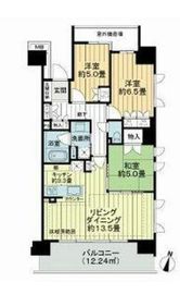 ライオンズ多摩川レジデンス 3階 間取り図