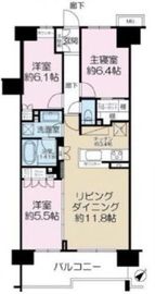 サンクタス西葛西 2階 間取り図