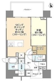 ウィルローズ東京八丁堀 11階 間取り図