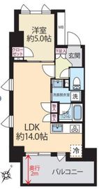 セントラルガーデン 405 間取り図