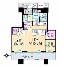 パークタワー横浜ステーションプレミア 26階 間取り図