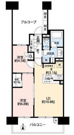 パークホームズ東陽町キャナルアリーナ 12階 間取り図
