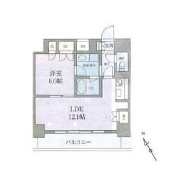 レジデンシャル目黒 4階 間取り図