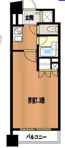 グラーサ東京イースト 6階 間取り図