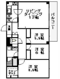 アーケディアヒルズ 202 間取り図