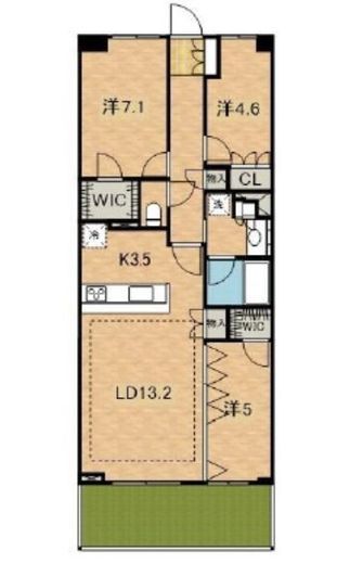 グランドメゾン元住吉サウステラス 1階 間取り図