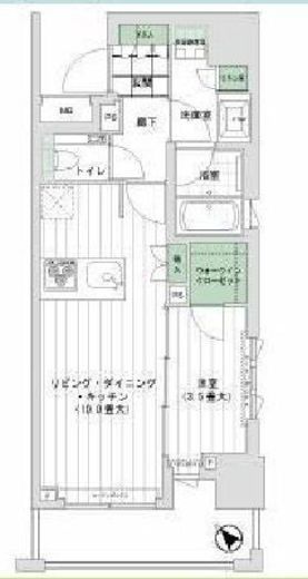 ルジェンテ文京根津 13階 間取り図
