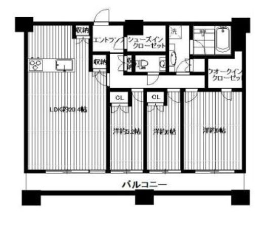 アウルタワー 48階 間取り図