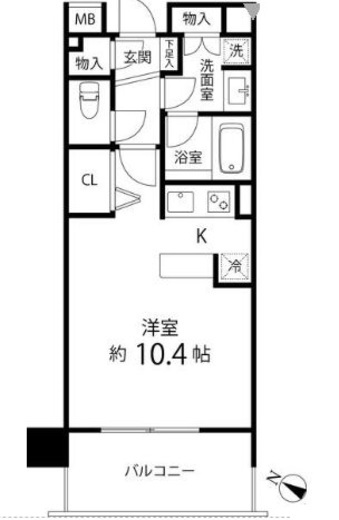 グレイスコート志村三丁目 208 間取り図