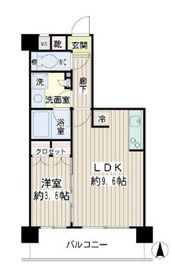 エクセル武蔵小杉 502 間取り図